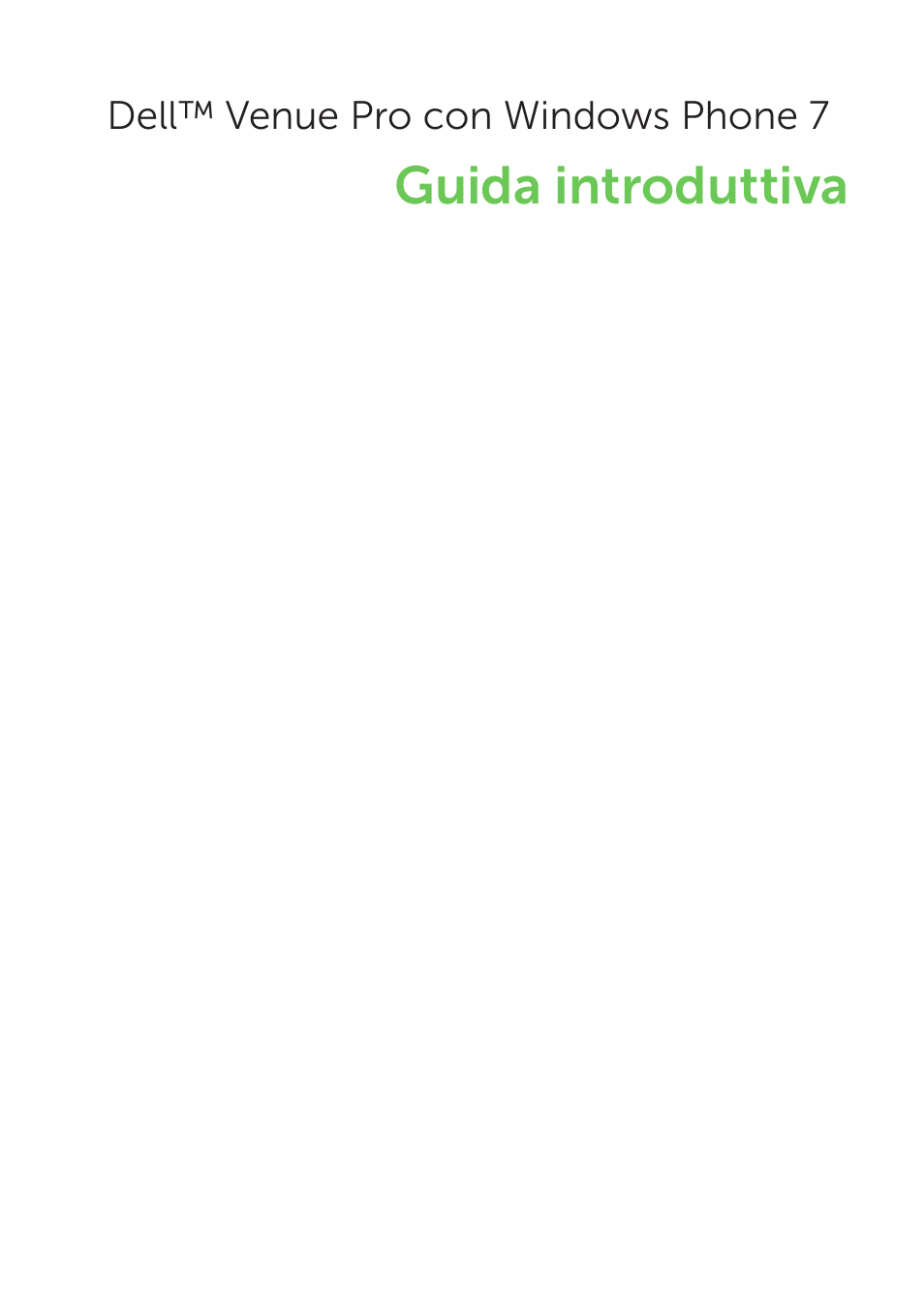 Guida introduttiva | Dell Mobile Venue Pro User Manual | Page 65 / 104