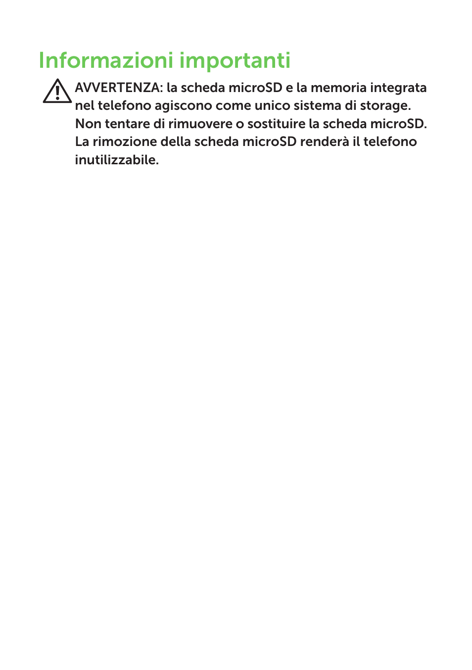 Informazioni importanti | Dell Mobile Venue Pro User Manual | Page 66 / 104