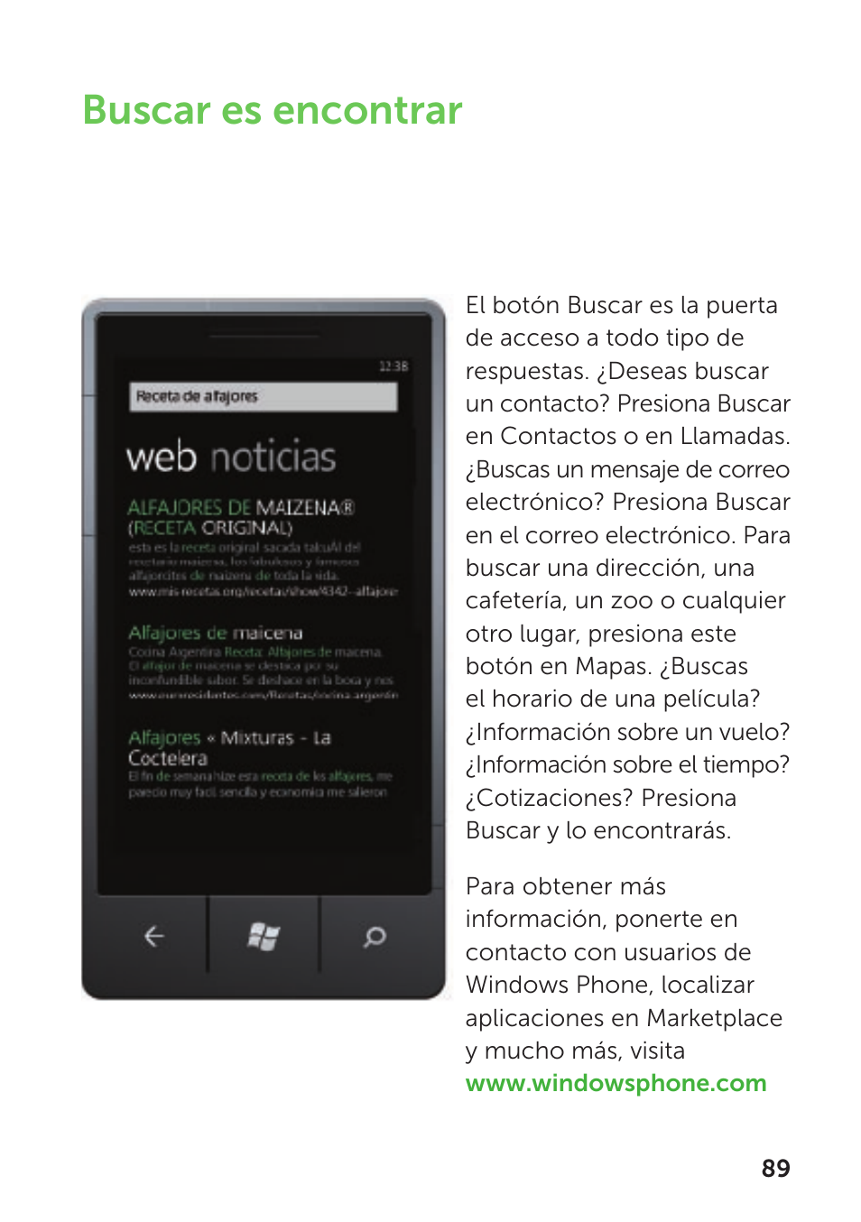 Buscar es encontrar | Dell Mobile Venue Pro User Manual | Page 93 / 104