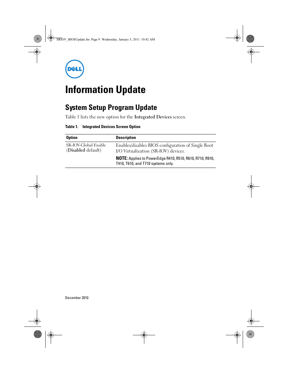 Dell PowerEdge R910 User Manual | 14 pages