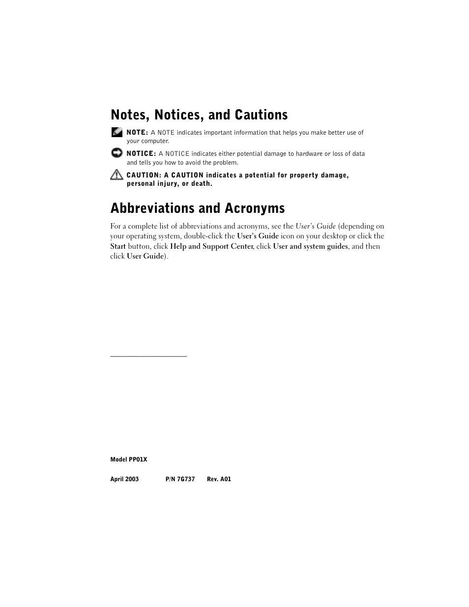 Abbreviations and acronyms | Dell Latitude C840 User Manual | Page 4 / 174
