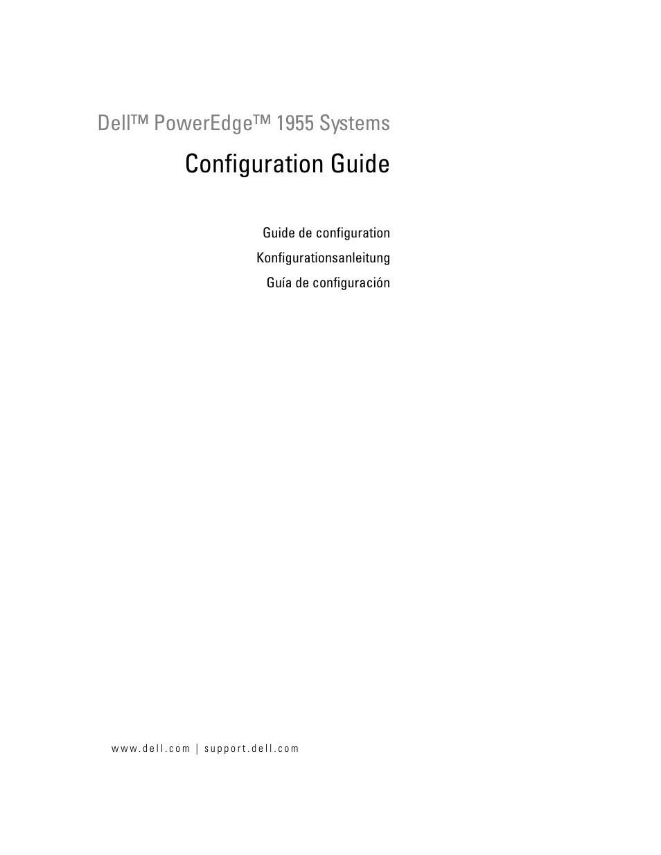 Dell POWEREDGE 1955 User Manual | 206 pages