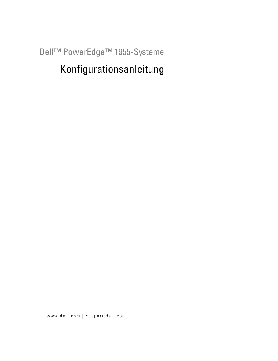 Konfigurationsanleitung | Dell POWEREDGE 1955 User Manual | Page 103 / 206