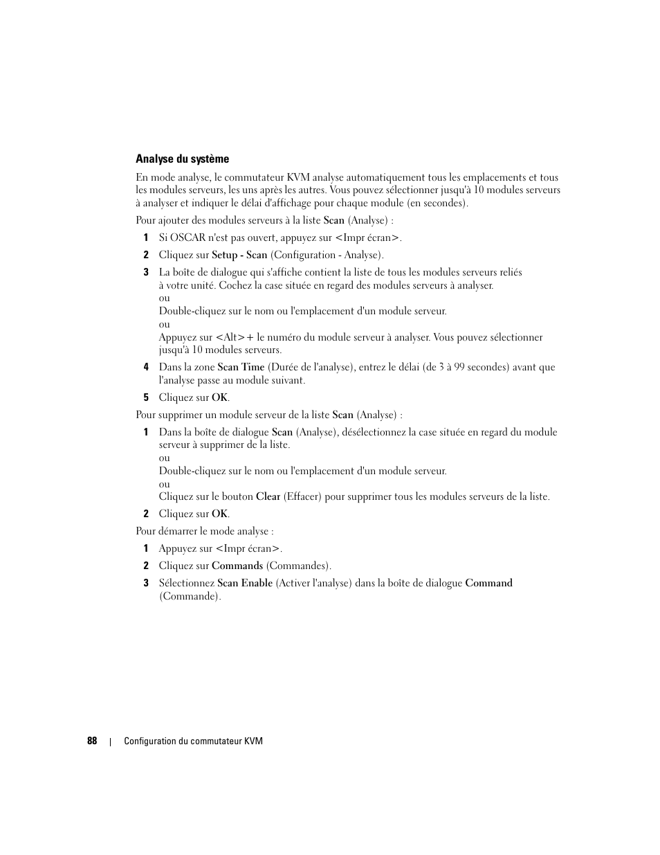 Analyse du système | Dell POWEREDGE 1955 User Manual | Page 90 / 206