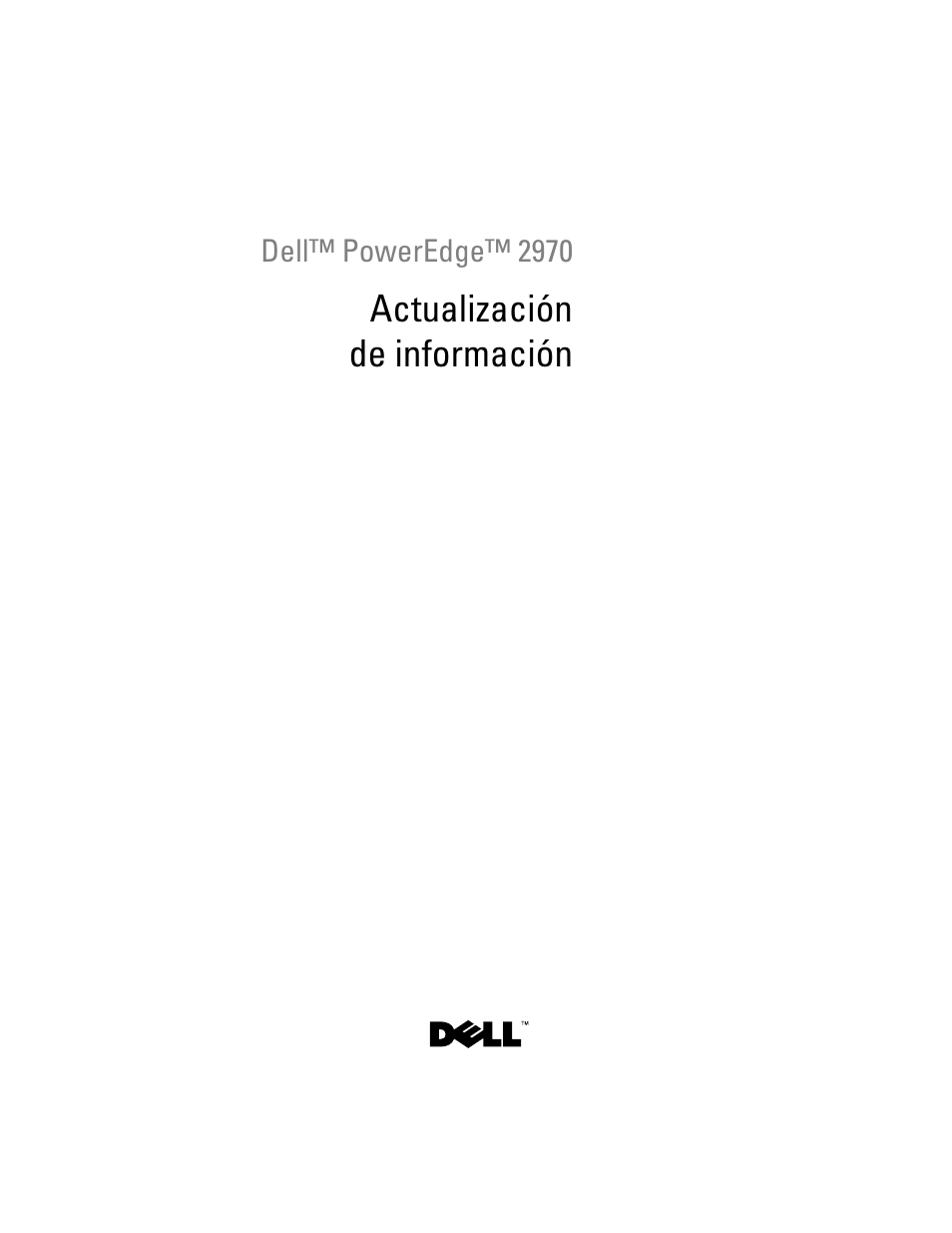 Actualización de información | Dell PowerEdge 2970 User Manual | Page 119 / 138