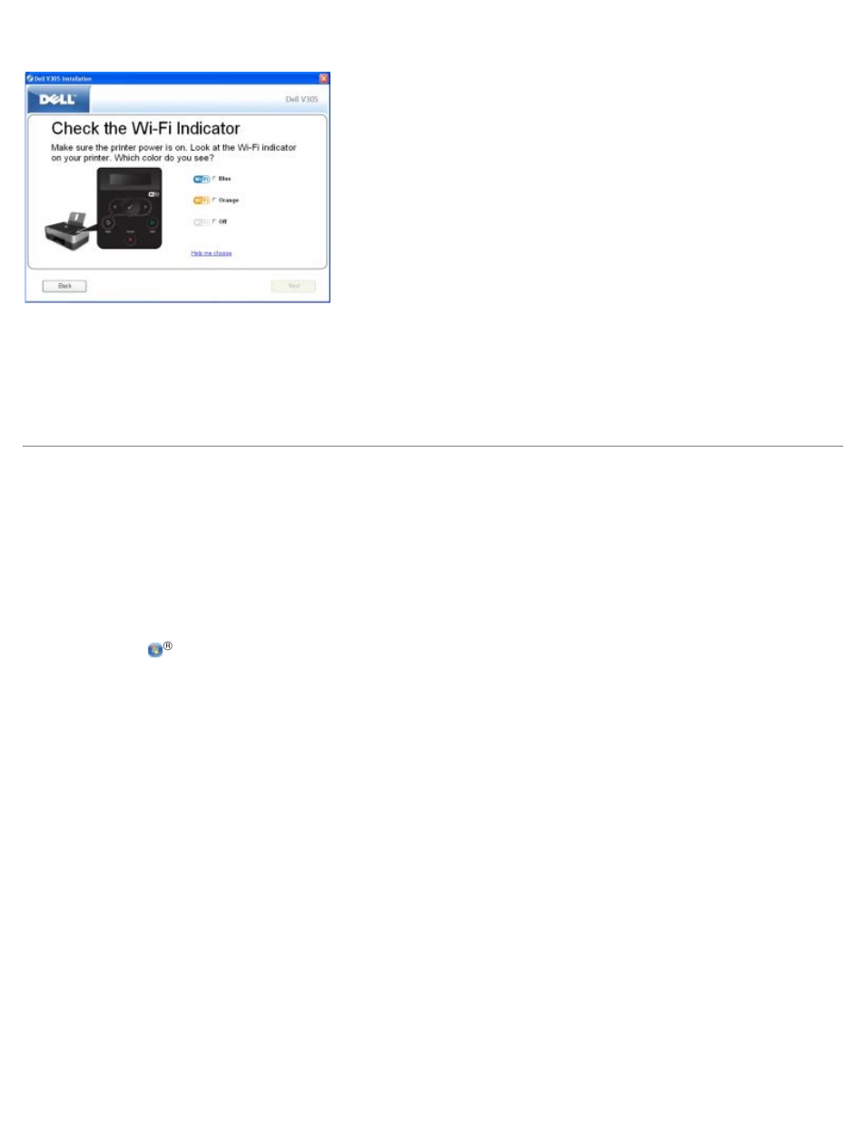 Cambio de ajustes inalámbricos tras la instalación, Si utiliza windows vista | Dell V305w All In One Wireless Inkjet Printer User Manual | Page 24 / 114