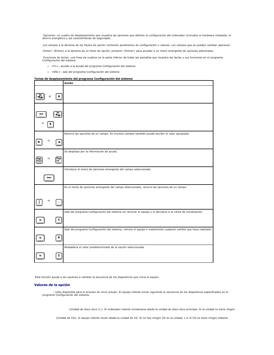Secuencia de inicio | Dell Precision 650 User Manual | Page 18 / 158