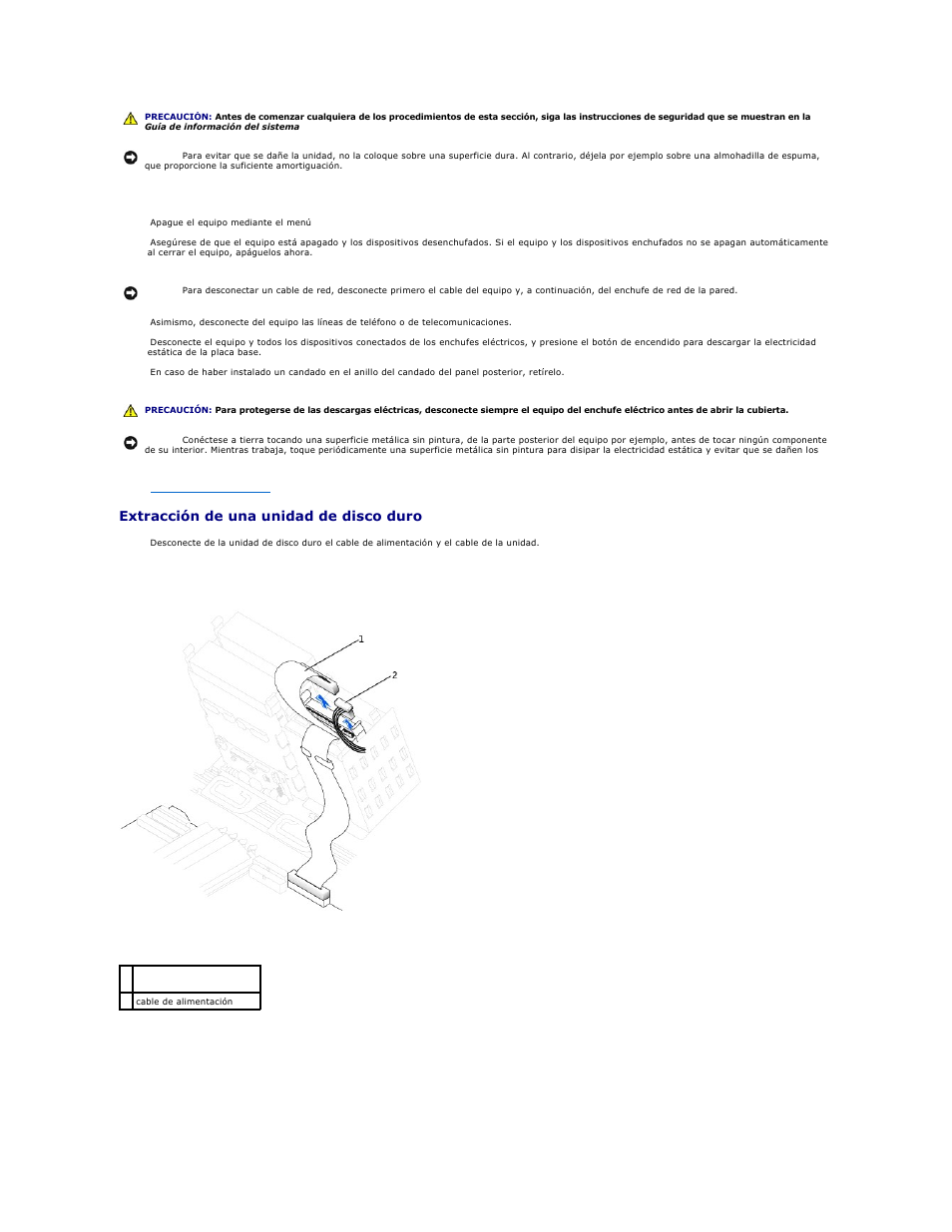 Extracción de una unidad de disco duro | Dell Precision 650 User Manual | Page 55 / 158