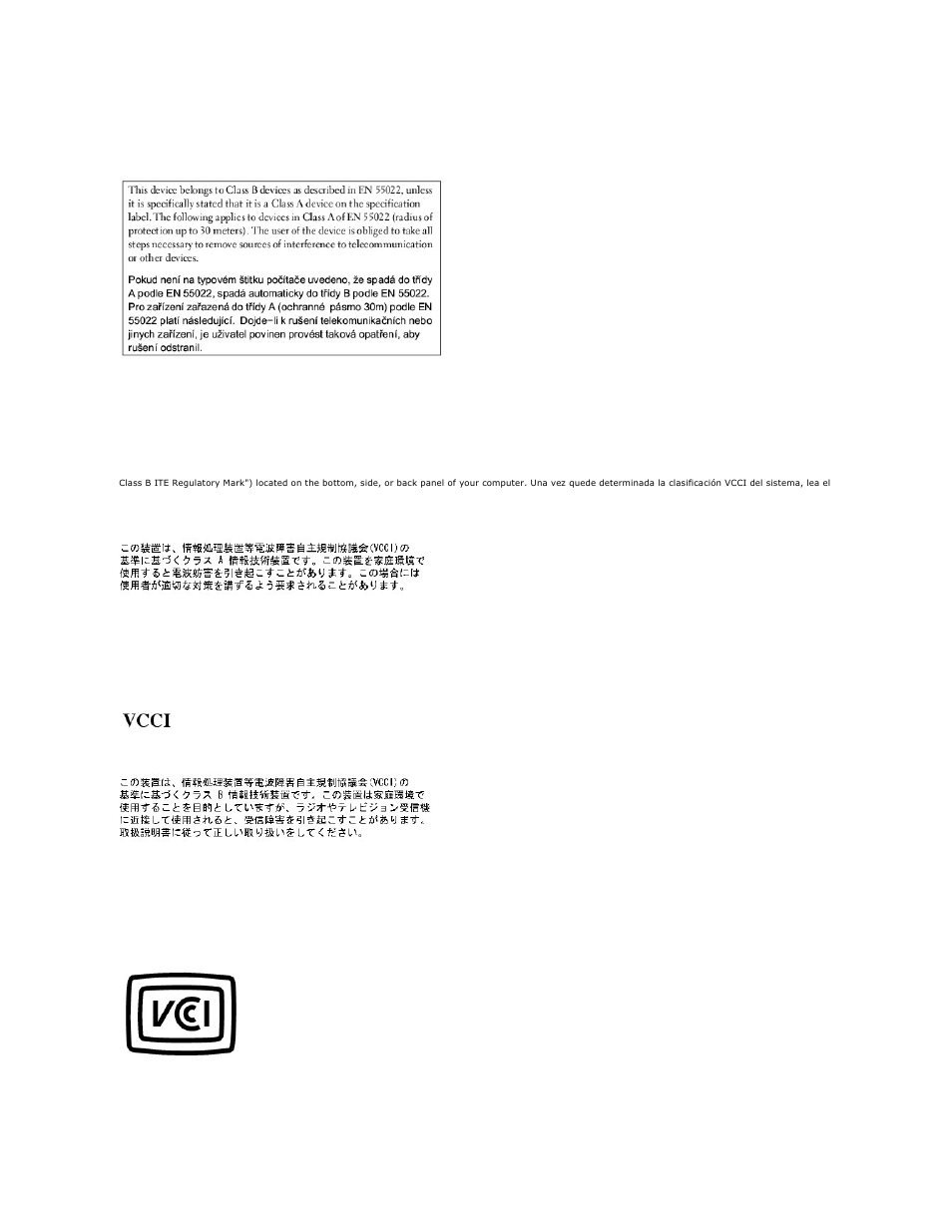 Vcci notice (japan only), Mic notice (republic of korea only) | Dell Precision 650 User Manual | Page 69 / 158