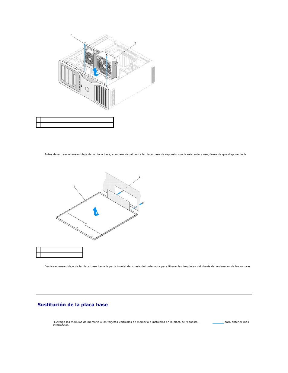 Sustitución de la placa base | Dell Precision 690 User Manual | Page 138 / 173