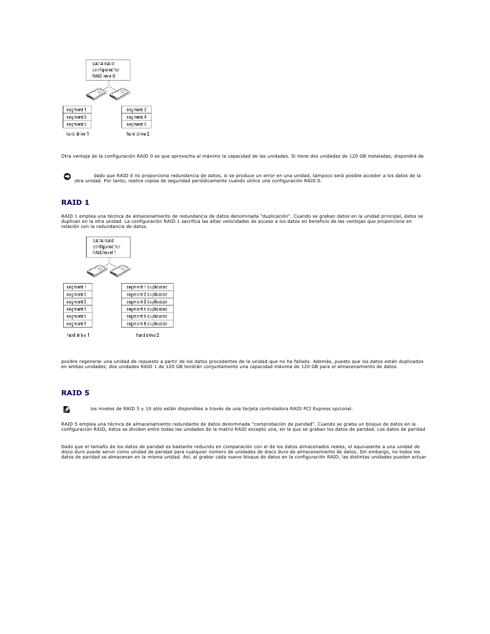 Raid 1, Raid 5 | Dell Precision 690 User Manual | Page 22 / 173