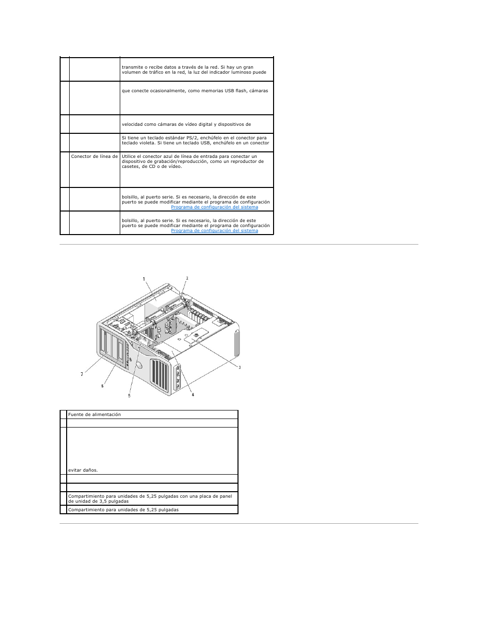 Vista interior, Componentes de la placa base | Dell Precision 690 User Manual | Page 5 / 173