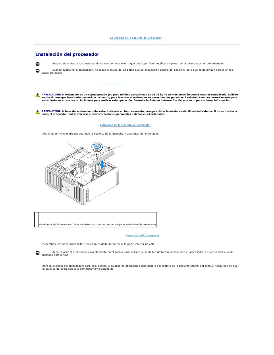 Instalación del procesador | Dell Precision 690 User Manual | Page 52 / 173