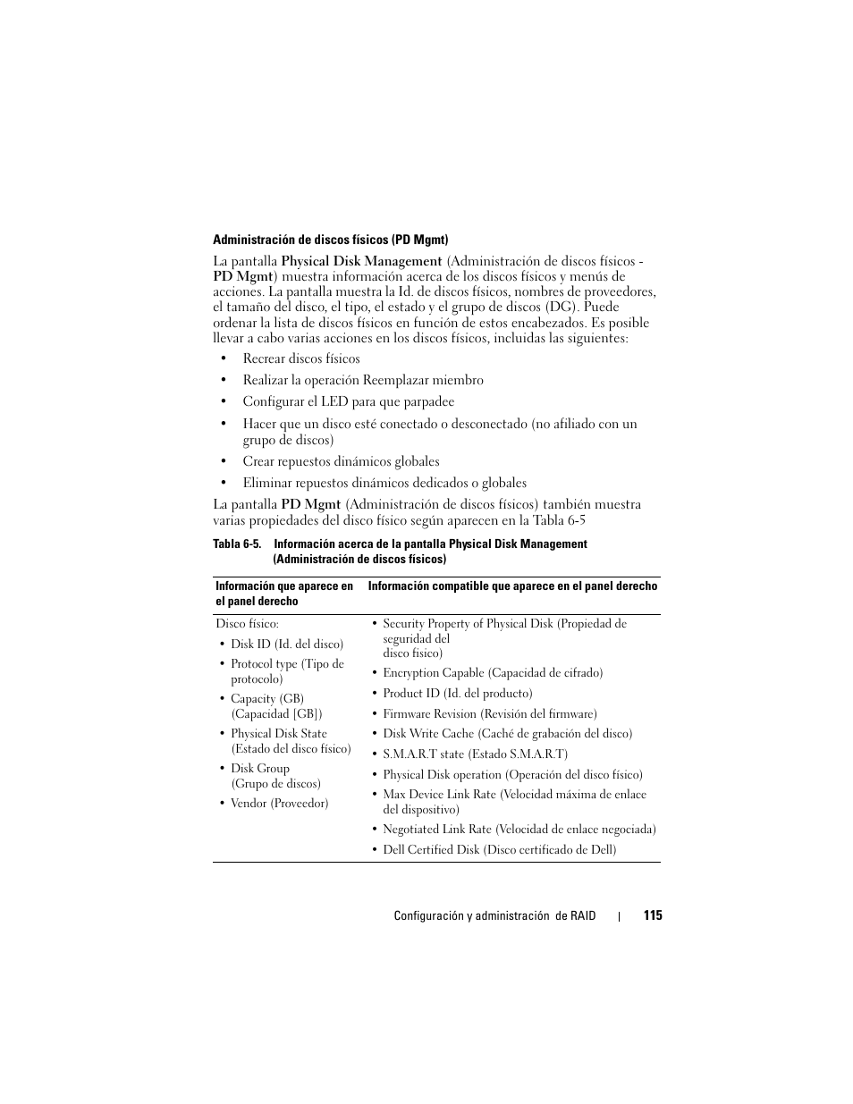 Dell PowerEdge RAID Controller H700 User Manual | Page 115 / 200