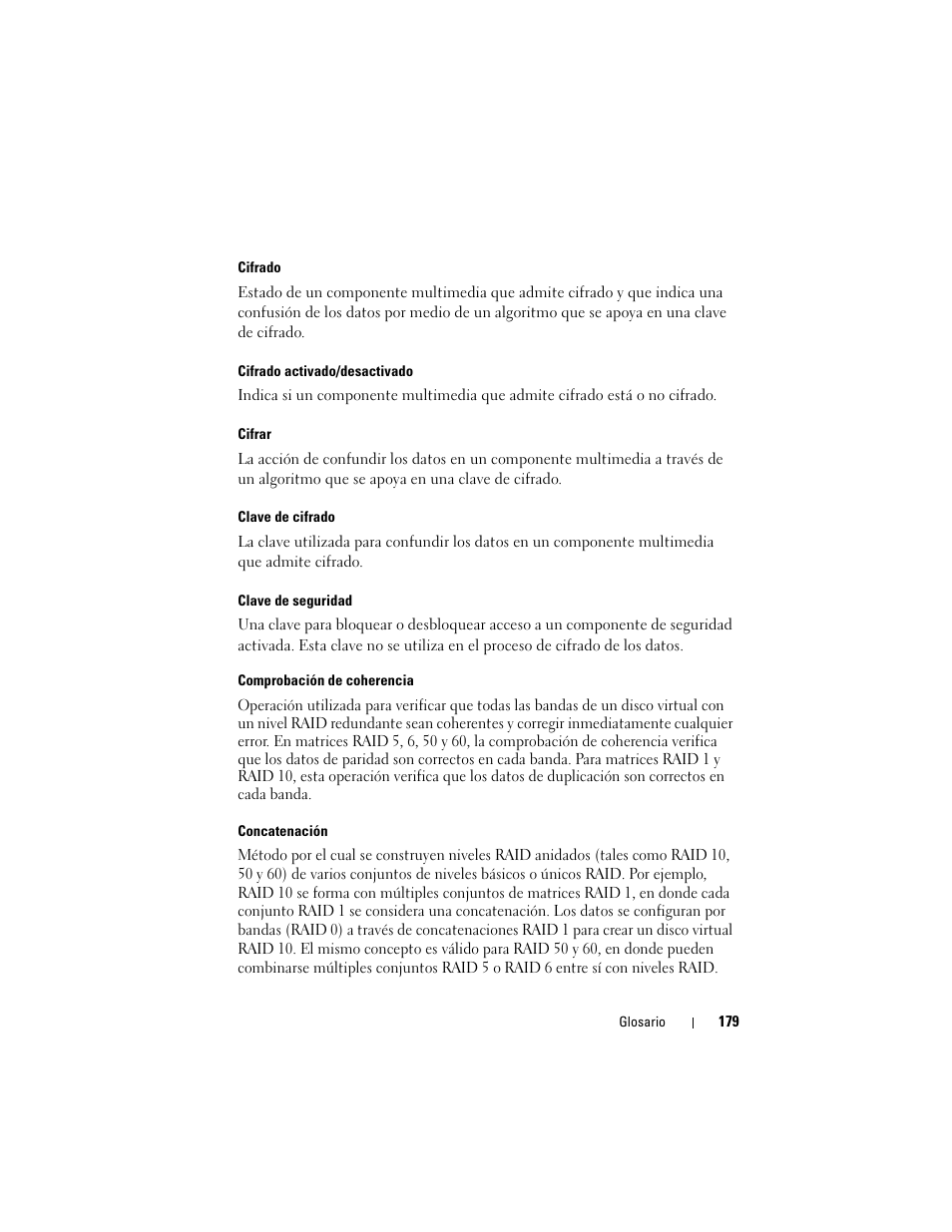 Dell PowerEdge RAID Controller H700 User Manual | Page 179 / 200