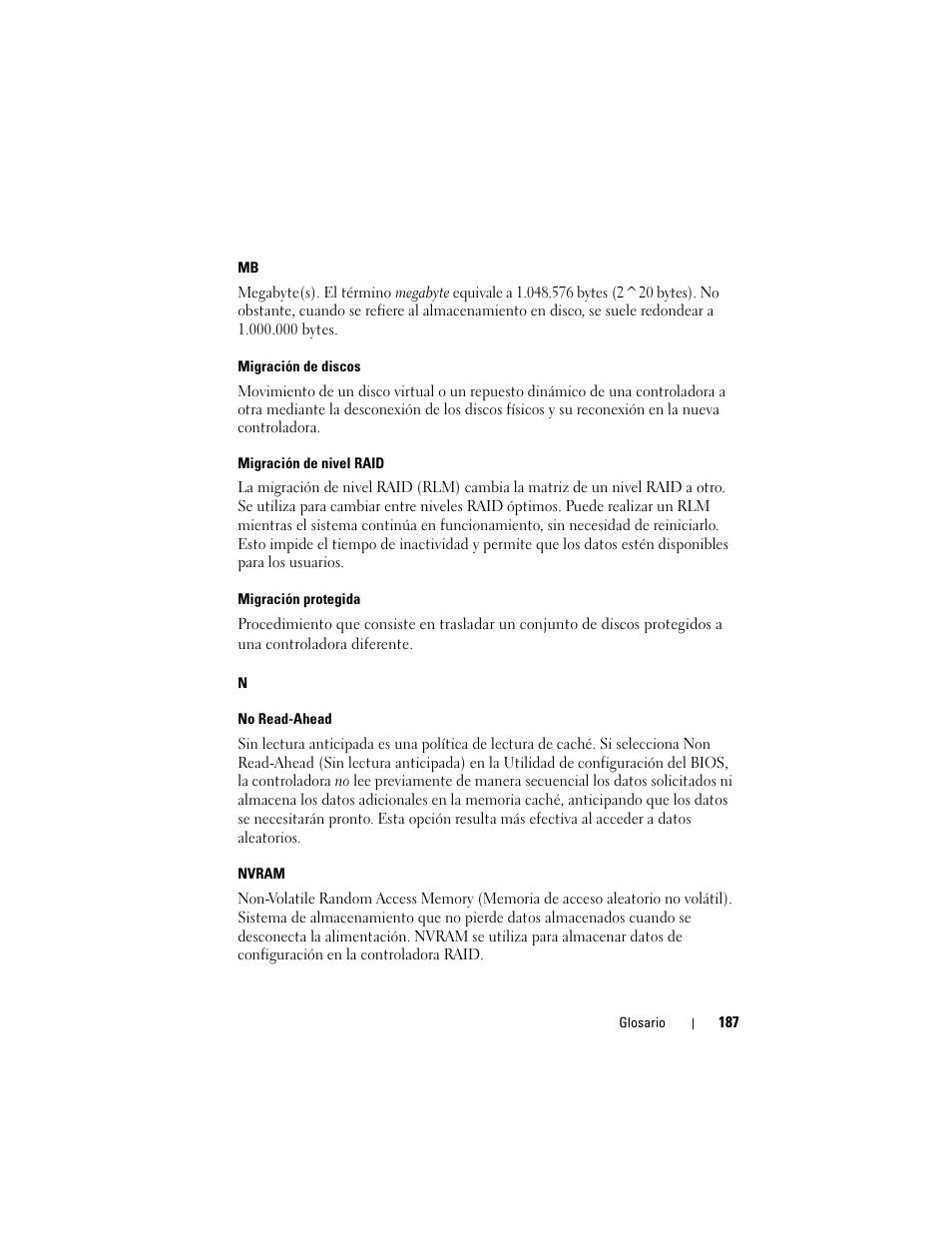 Dell PowerEdge RAID Controller H700 User Manual | Page 187 / 200