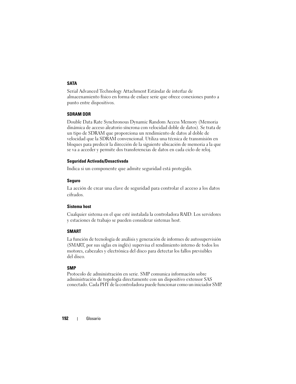 Dell PowerEdge RAID Controller H700 User Manual | Page 192 / 200