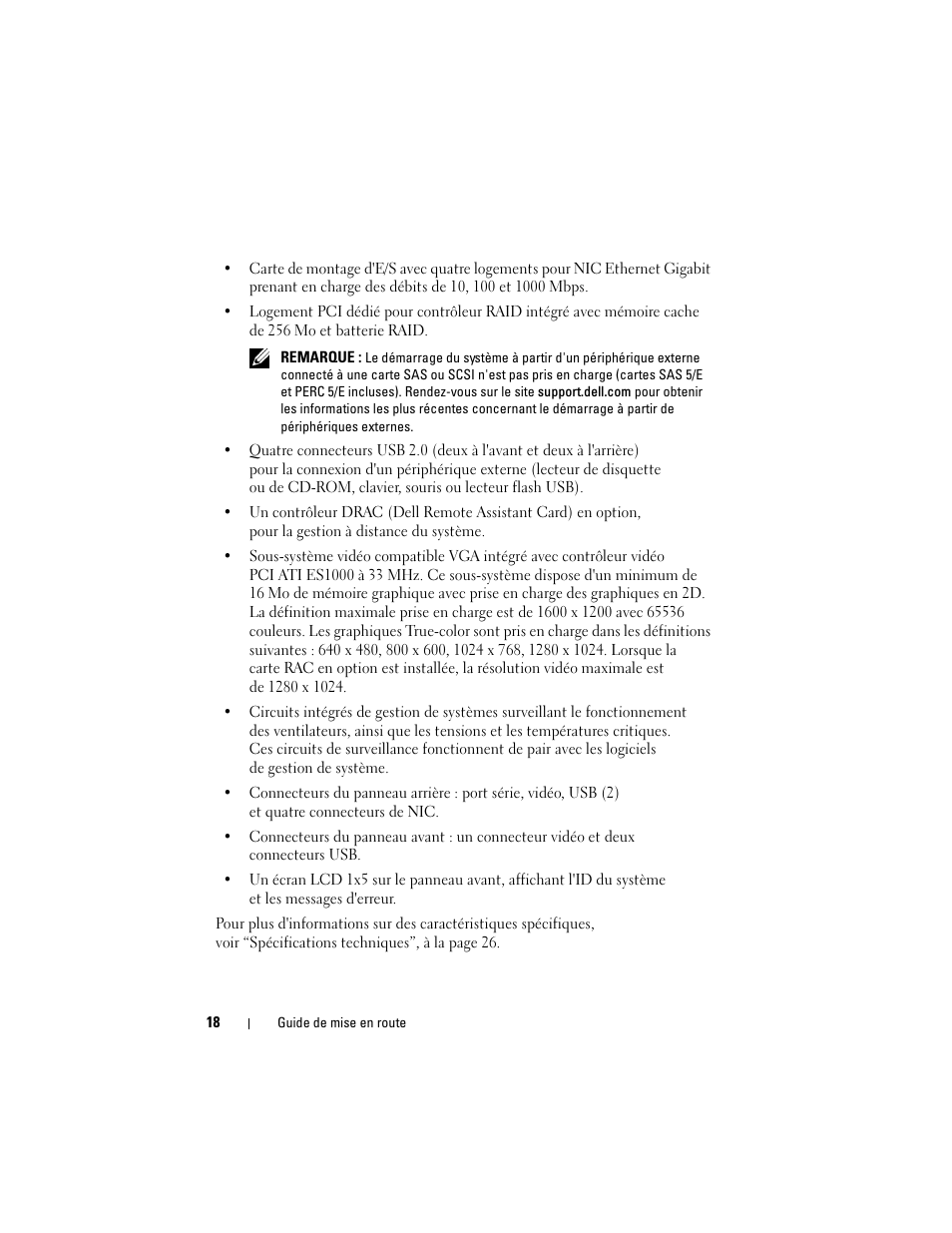 Dell PowerEdge R900 User Manual | Page 20 / 64