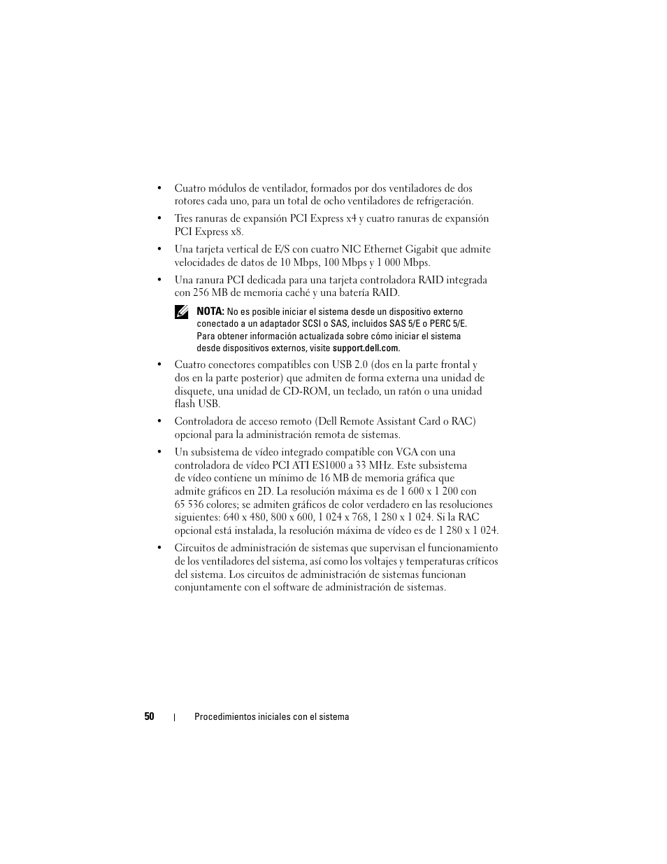 Dell PowerEdge R900 User Manual | Page 52 / 64