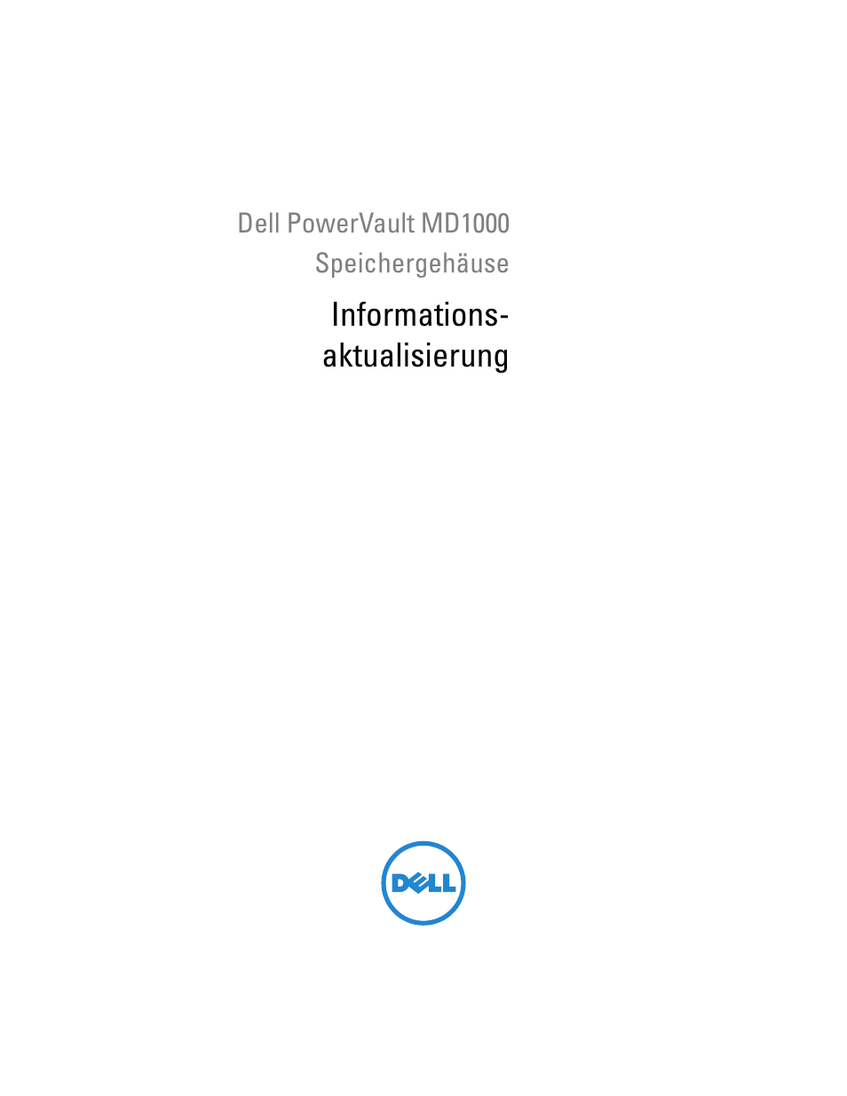 Informations- aktualisierung | Dell POWERVAULT MD1000 User Manual | Page 19 / 42