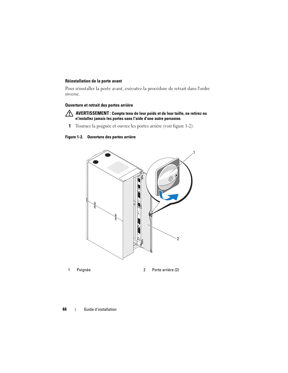 Dell PowerEdge Rack Enclosure 4820 User Manual | Page 46 / 186