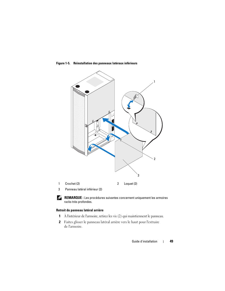 Dell PowerEdge Rack Enclosure 4820 User Manual | Page 51 / 186
