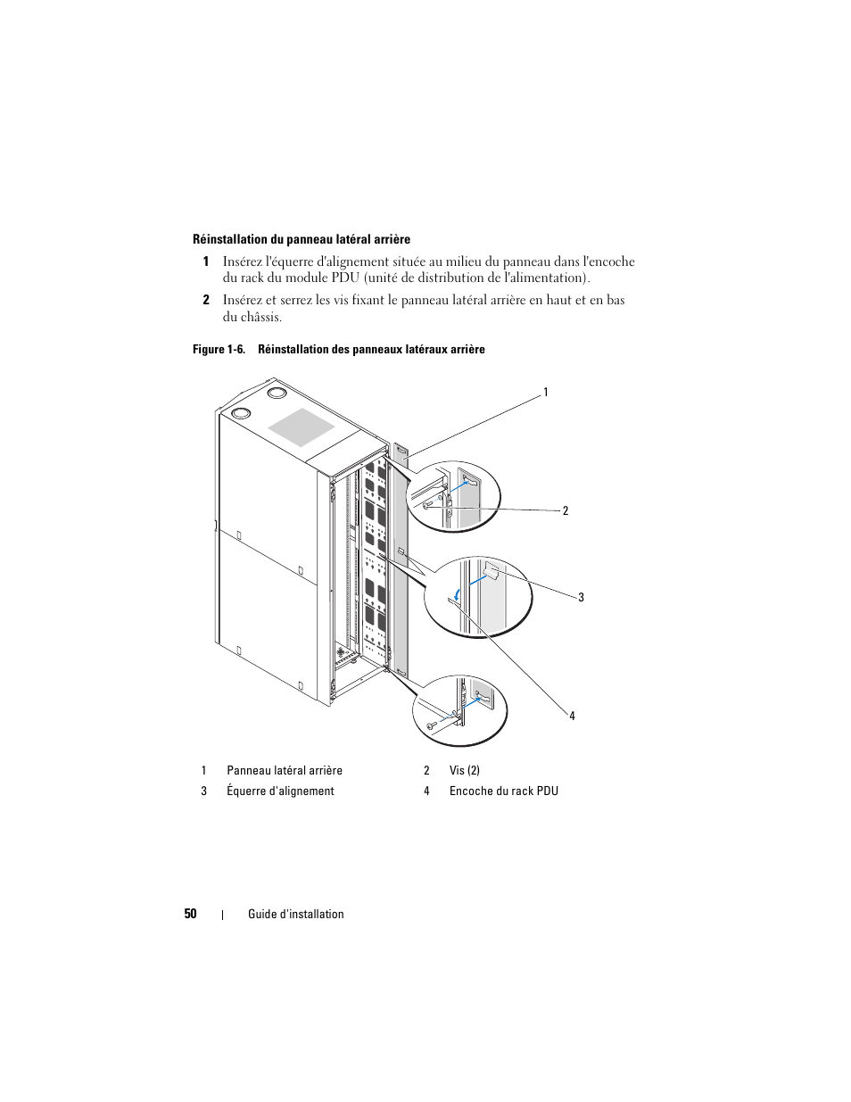 Dell PowerEdge Rack Enclosure 4820 User Manual | Page 52 / 186