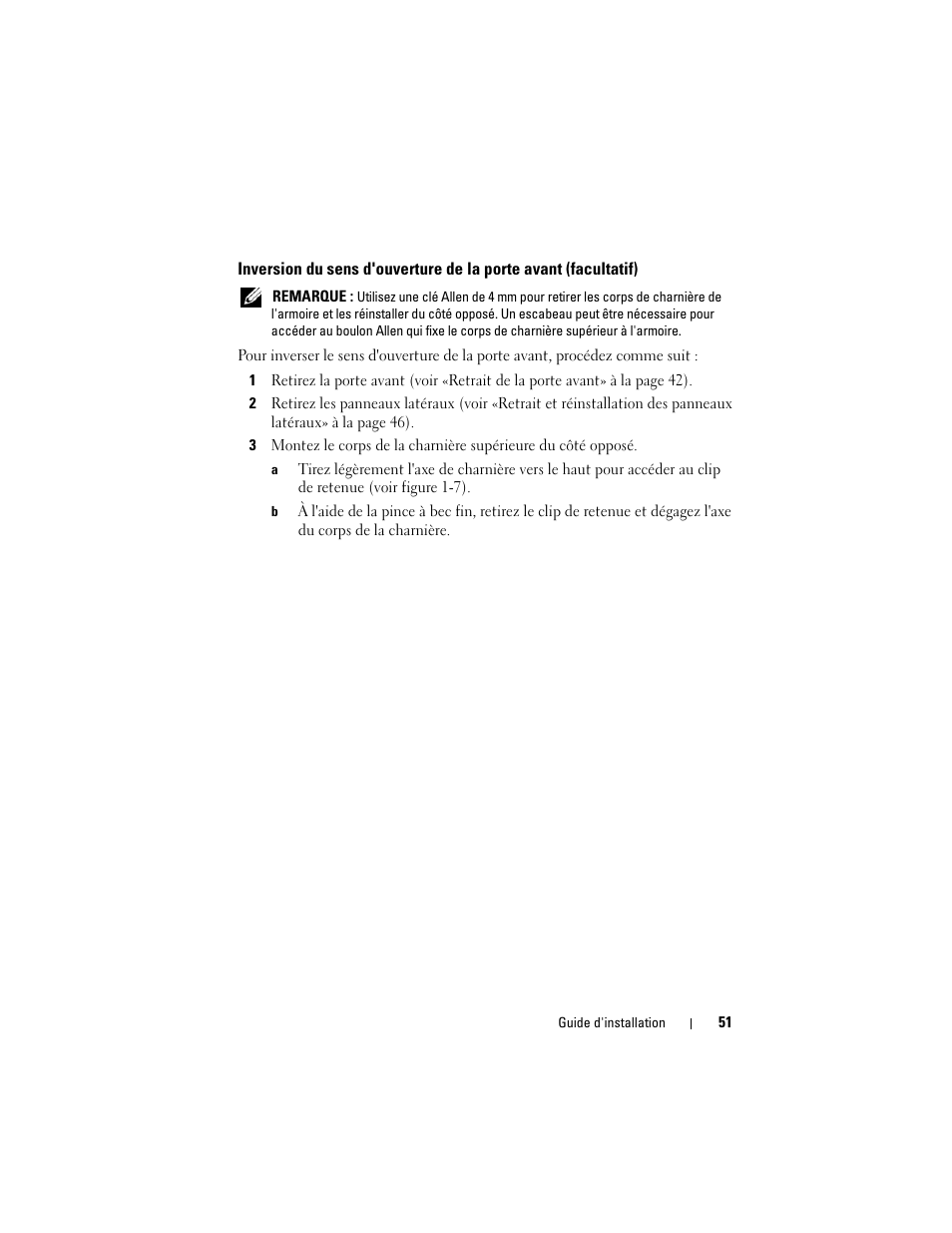 Dell PowerEdge Rack Enclosure 4820 User Manual | Page 53 / 186