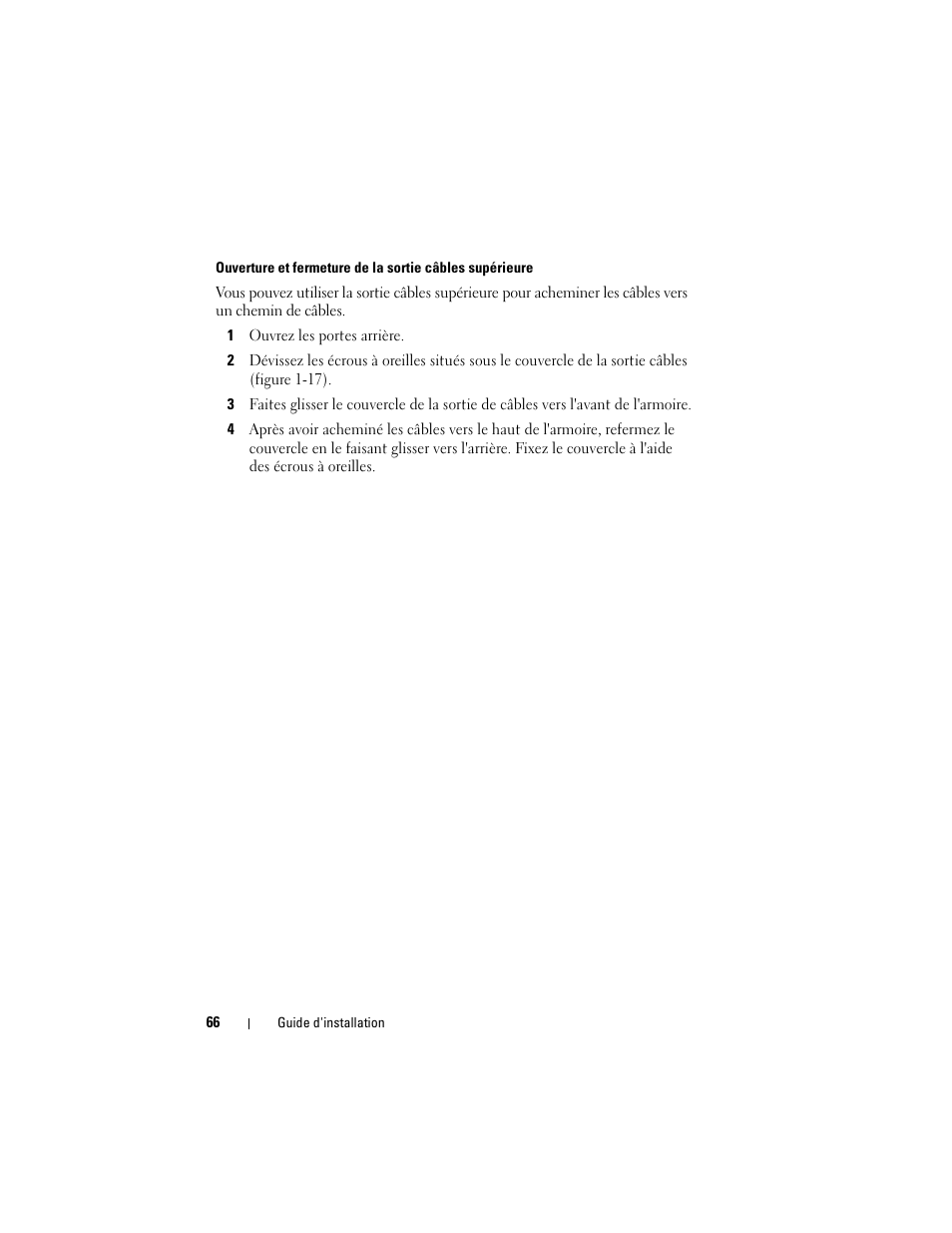 Dell PowerEdge Rack Enclosure 4820 User Manual | Page 68 / 186