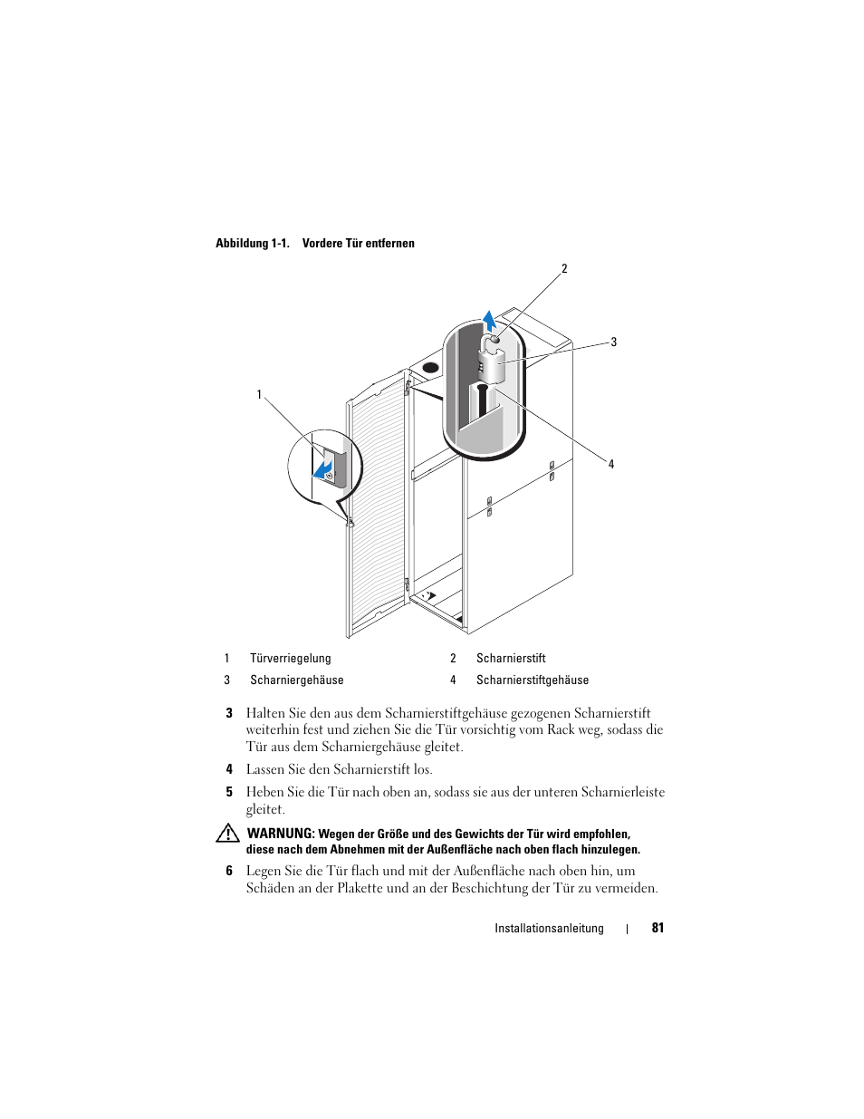 Dell PowerEdge Rack Enclosure 4820 User Manual | Page 83 / 186