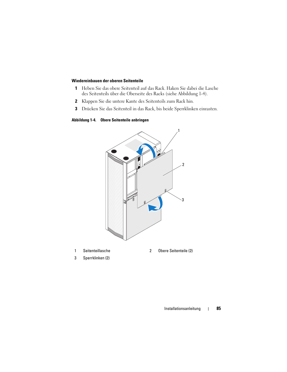 Dell PowerEdge Rack Enclosure 4820 User Manual | Page 87 / 186