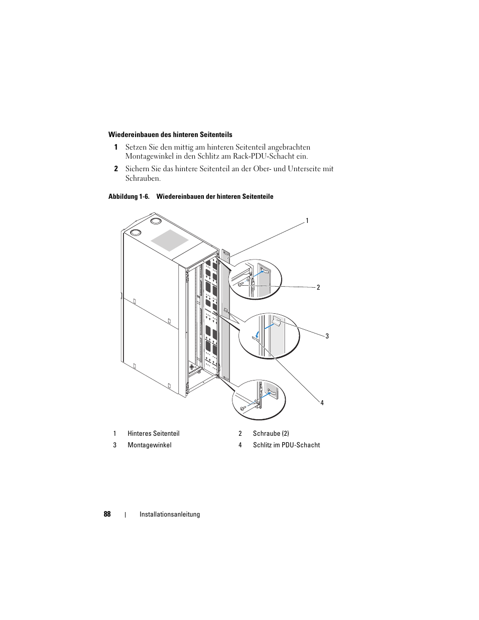 Dell PowerEdge Rack Enclosure 4820 User Manual | Page 90 / 186