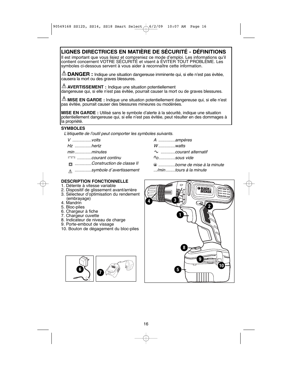 Black & Decker SS14 User Manual | Page 16 / 36