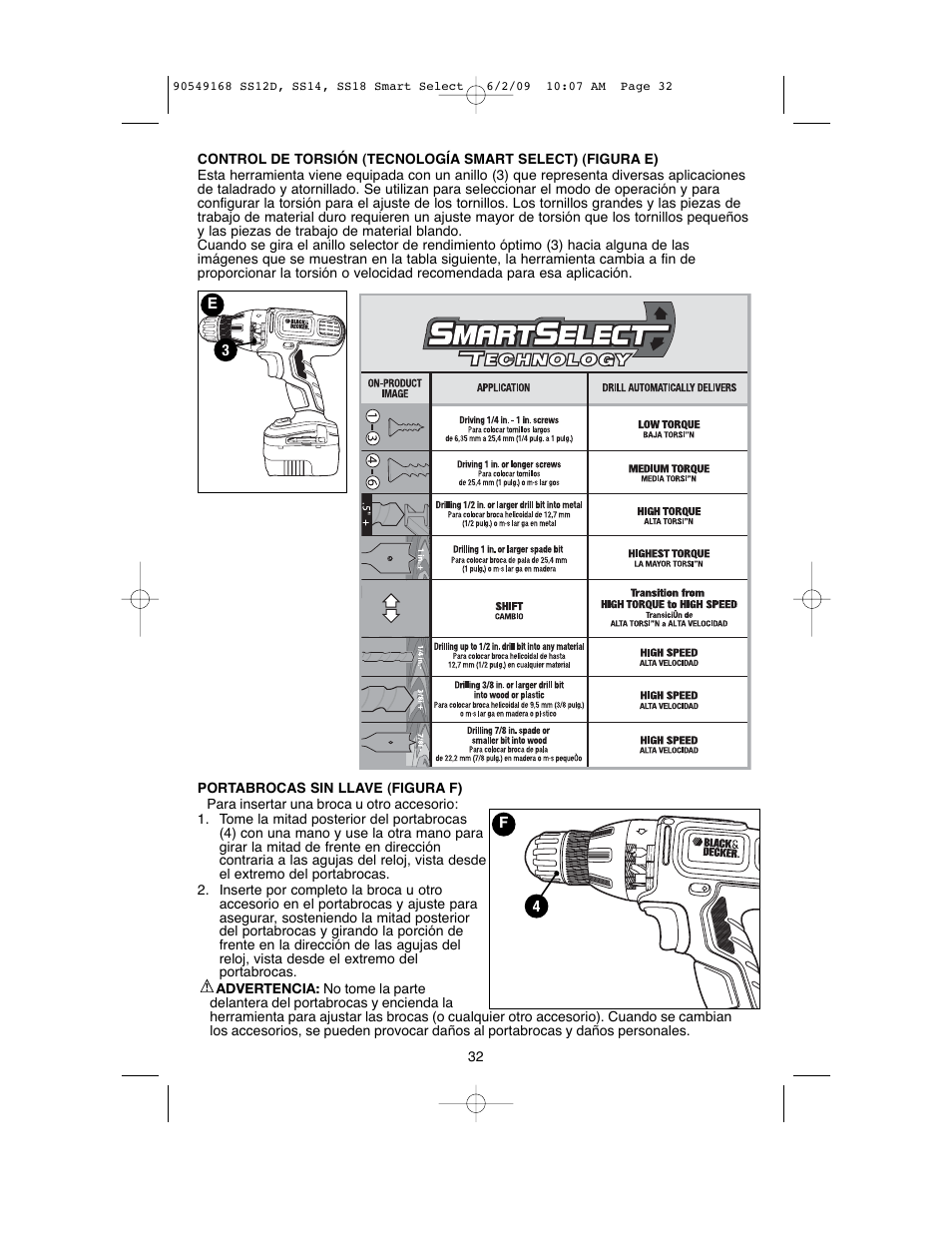 Black & Decker SS14 User Manual | Page 32 / 36