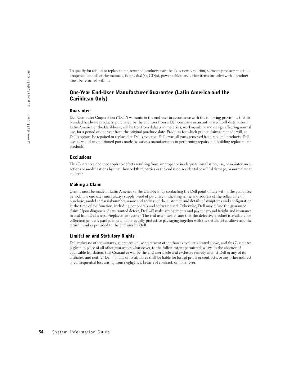 Dell Latitude C640 User Manual | Page 36 / 140