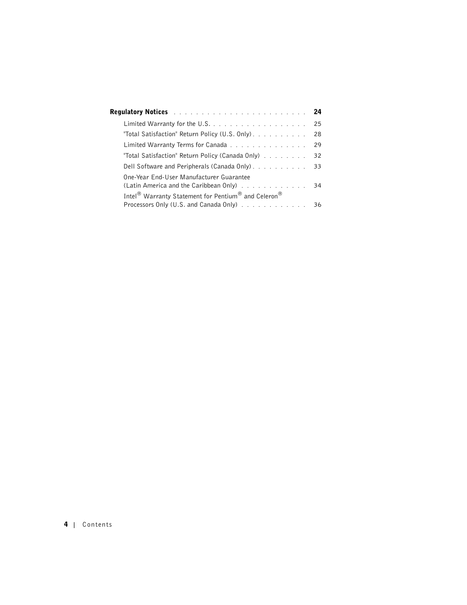Dell Latitude C640 User Manual | Page 6 / 140