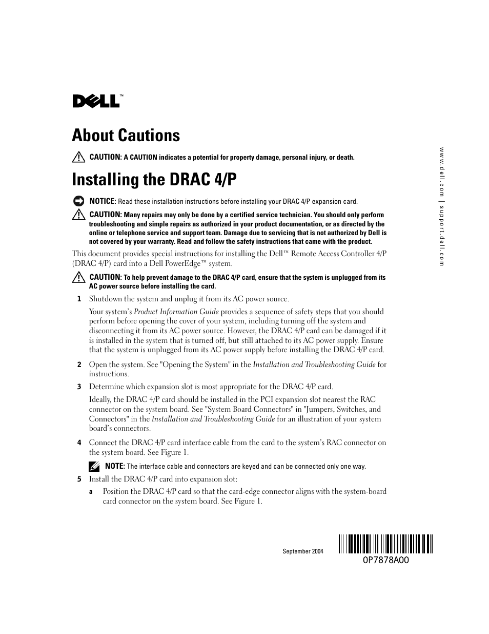 Dell PowerEdge 6850 User Manual | 28 pages