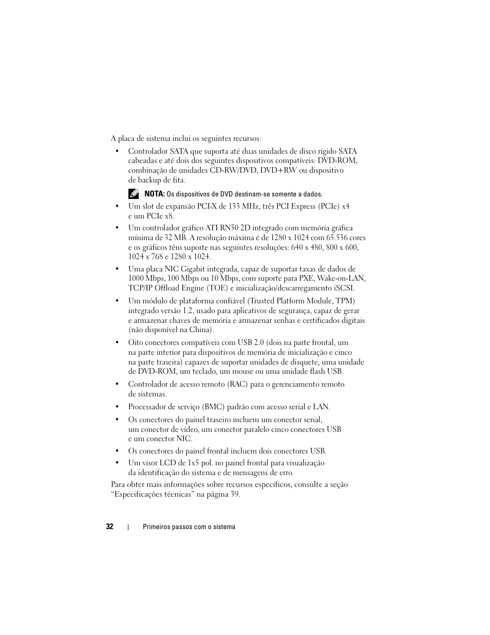 Dell PowerEdge T605 User Manual | Page 34 / 58
