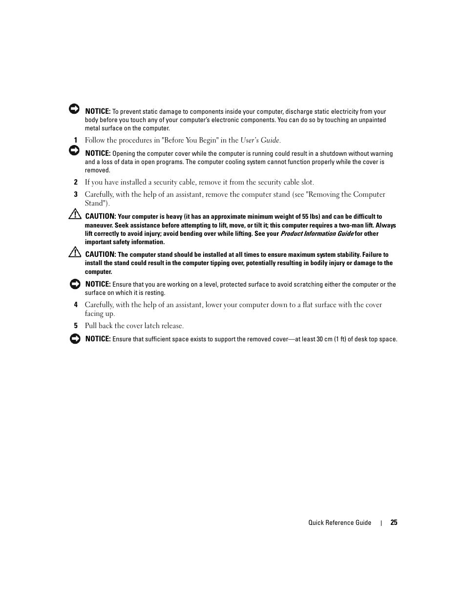 Dell Precision 690 User Manual | Page 25 / 184