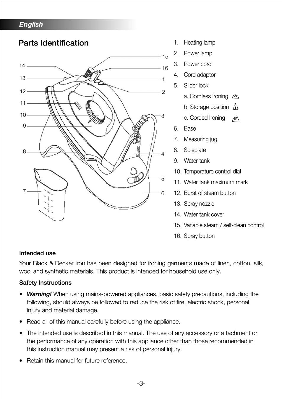 Black & Decker X1060 User Manual | Page 3 / 9