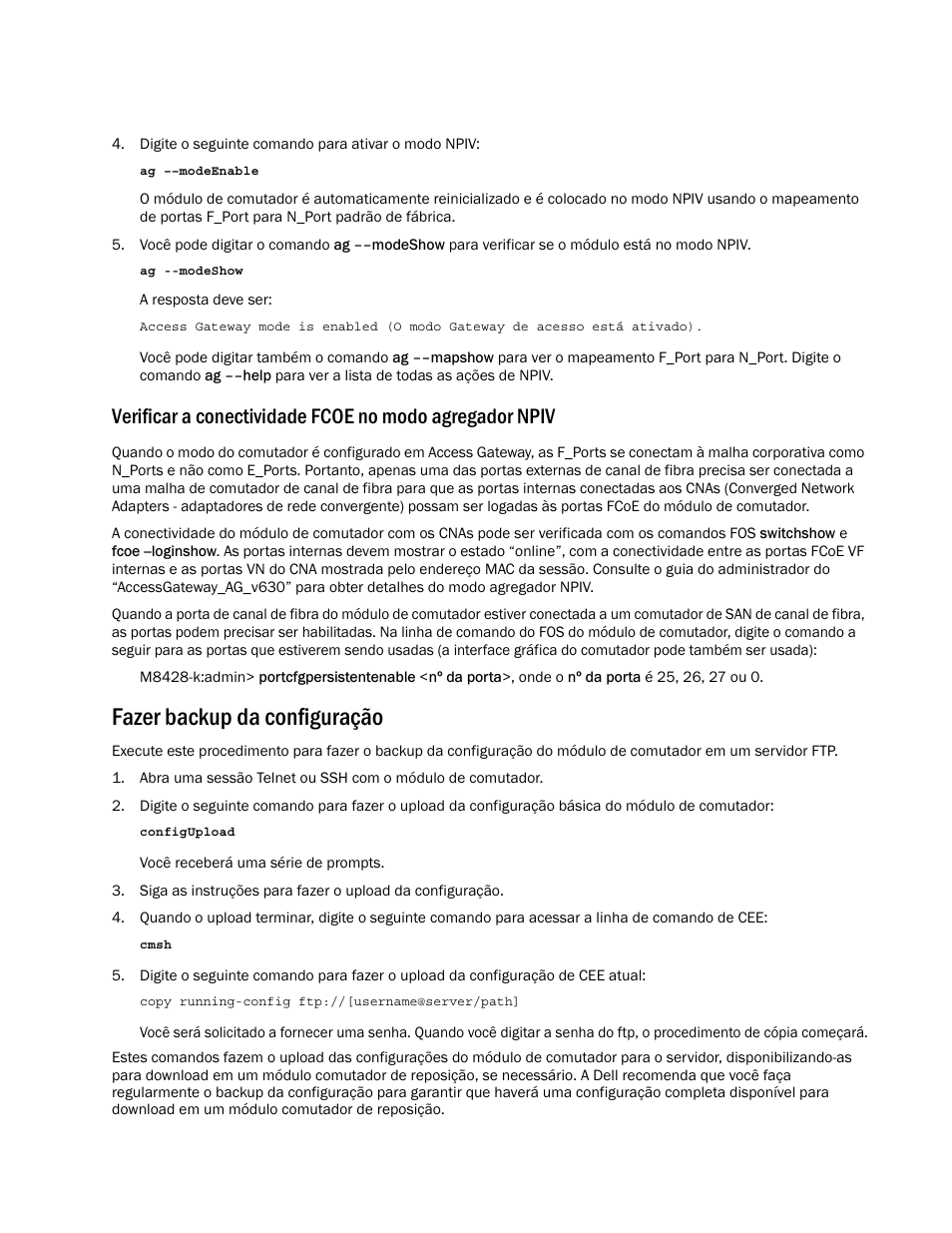 Fazer backup da configuração | Dell POWEREDGE M1000E User Manual | Page 143 / 202