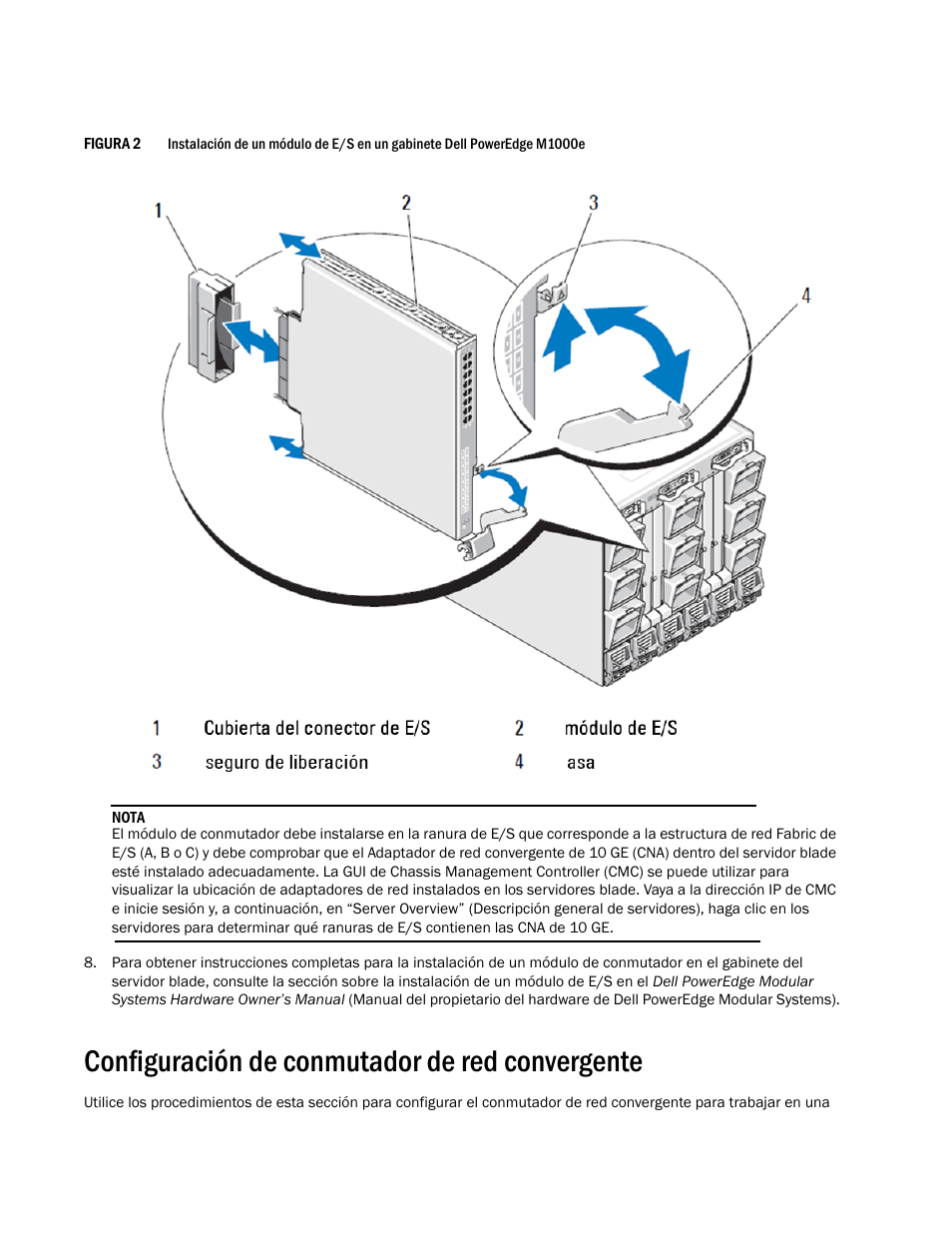 Configuración de conmutador de red convergente | Dell POWEREDGE M1000E User Manual | Page 148 / 202