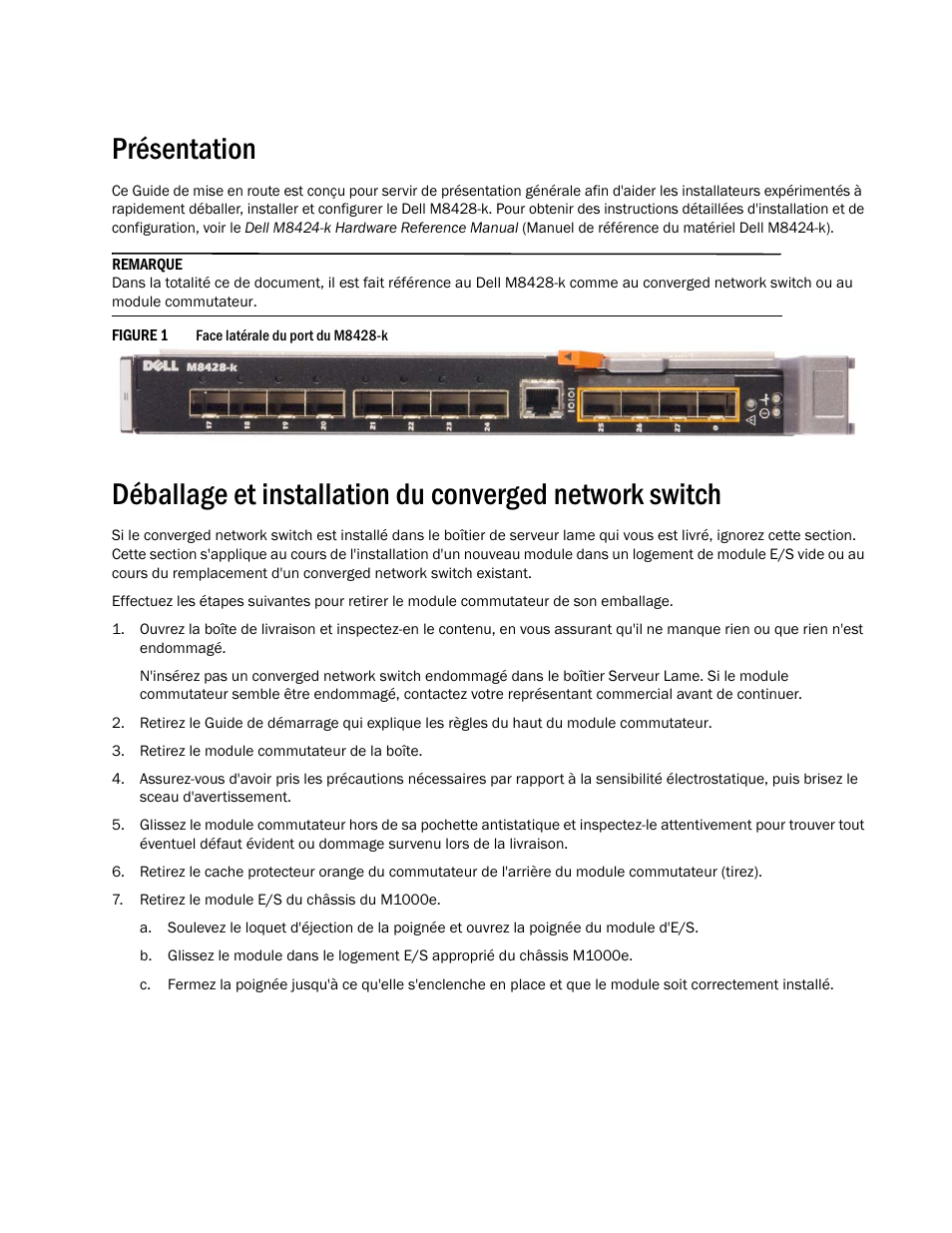 Présentation | Dell POWEREDGE M1000E User Manual | Page 51 / 202