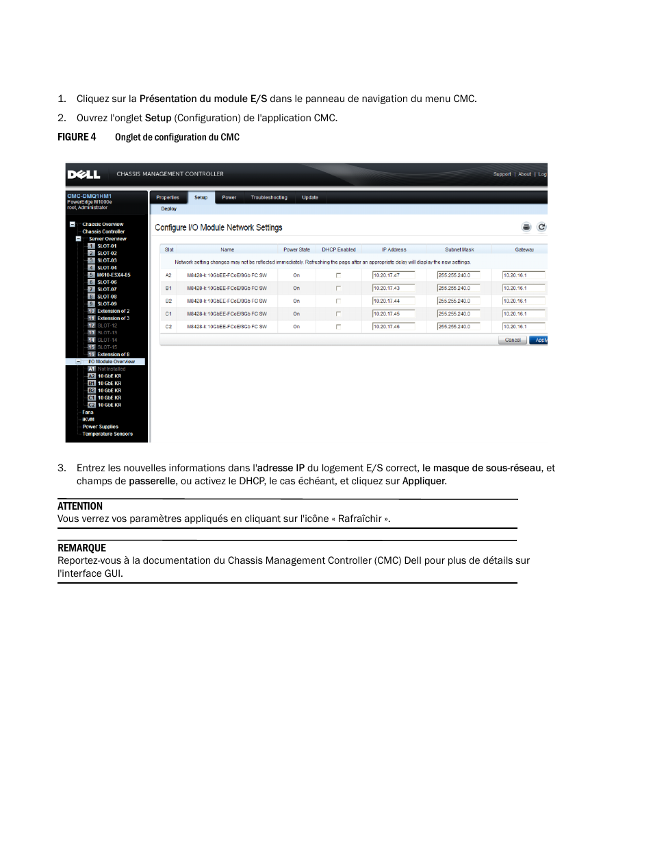 Dell POWEREDGE M1000E User Manual | Page 56 / 202