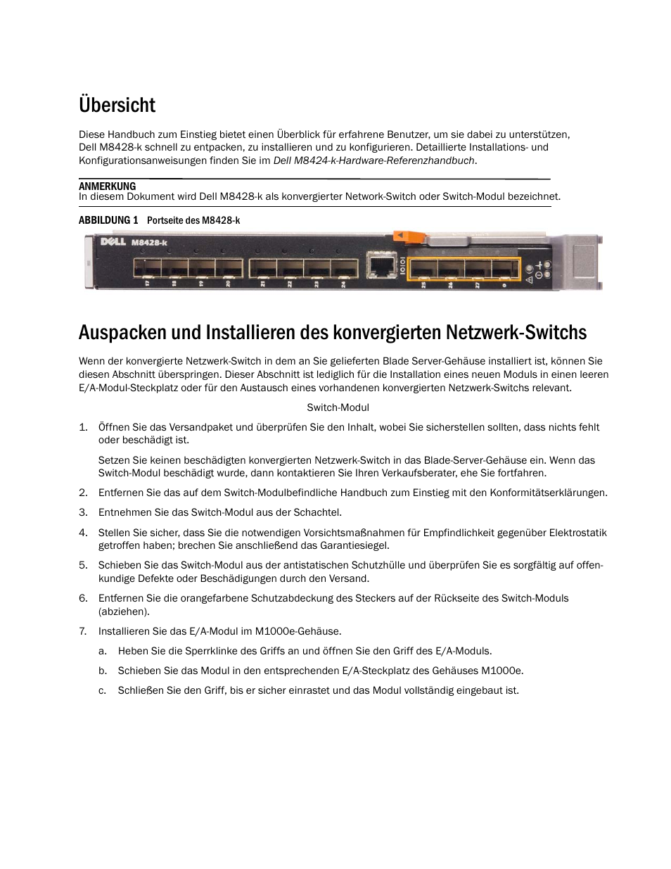 Übersicht | Dell POWEREDGE M1000E User Manual | Page 67 / 202