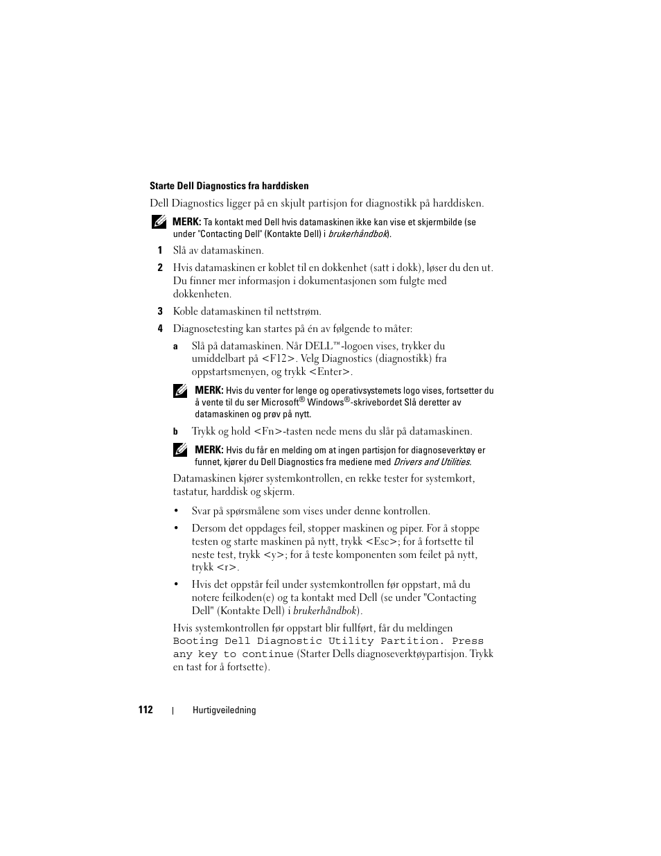 Dell Precision M2300 (Late 2007) User Manual | Page 112 / 148