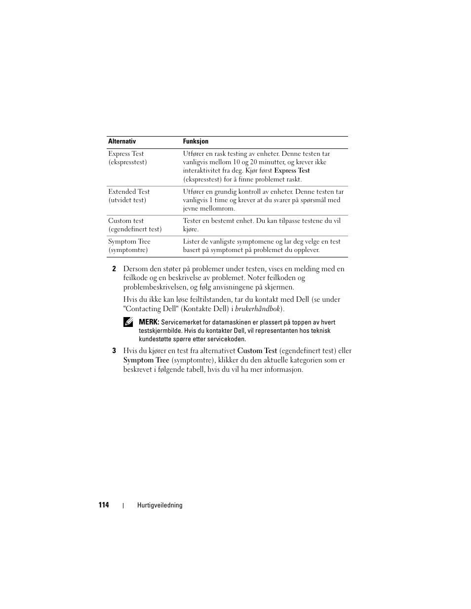 Dell Precision M2300 (Late 2007) User Manual | Page 114 / 148