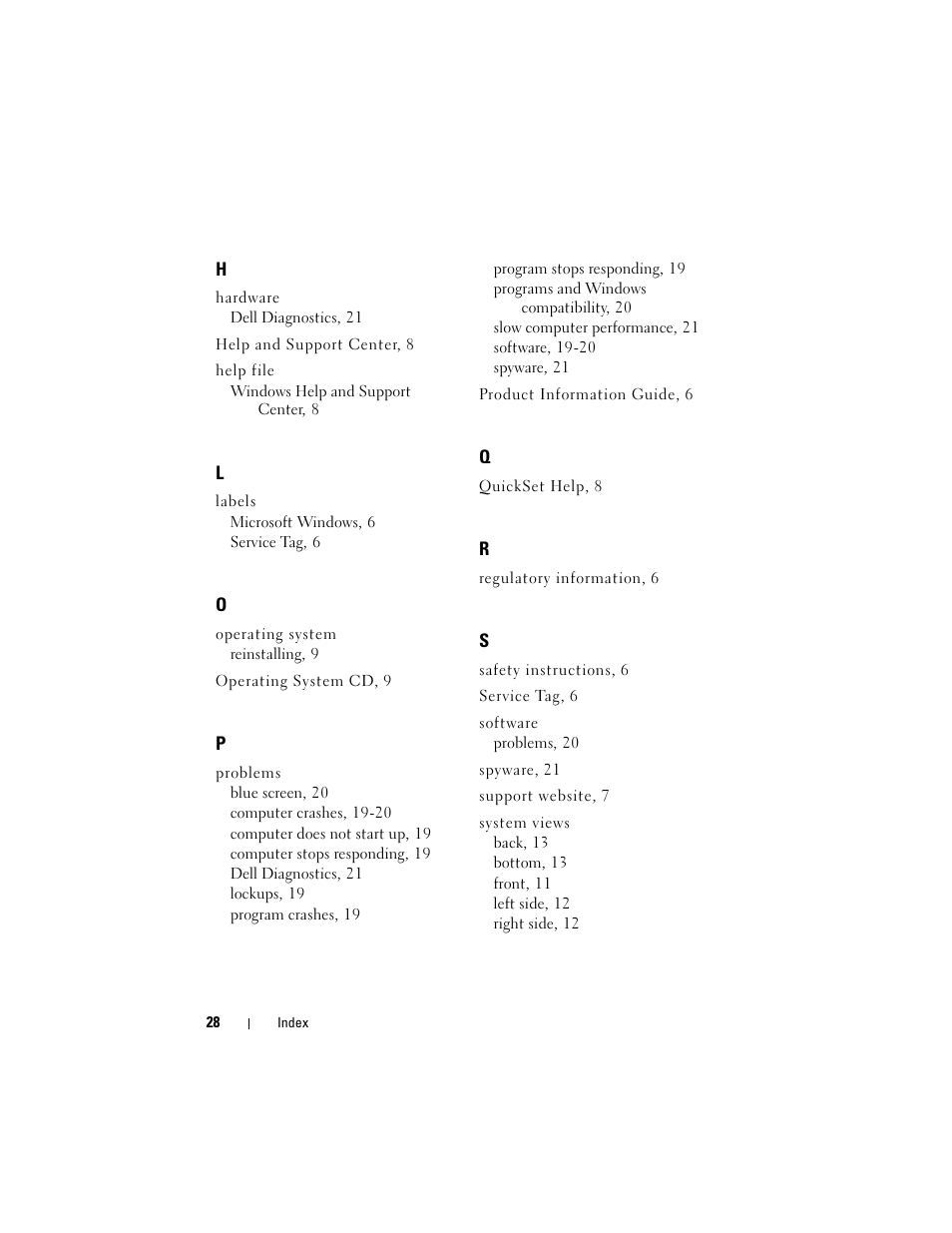 Dell Precision M2300 (Late 2007) User Manual | Page 28 / 148