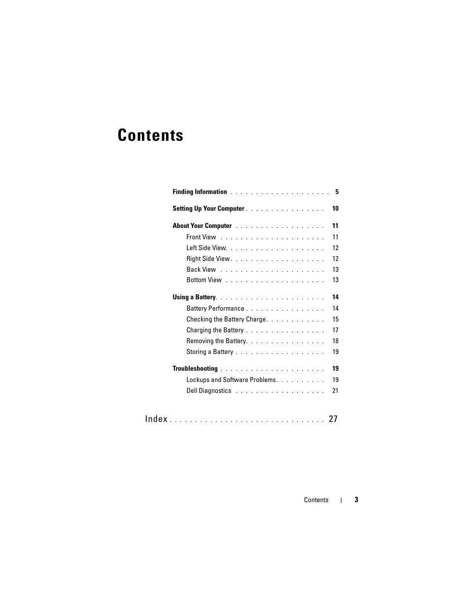 Dell Precision M2300 (Late 2007) User Manual | Page 3 / 148