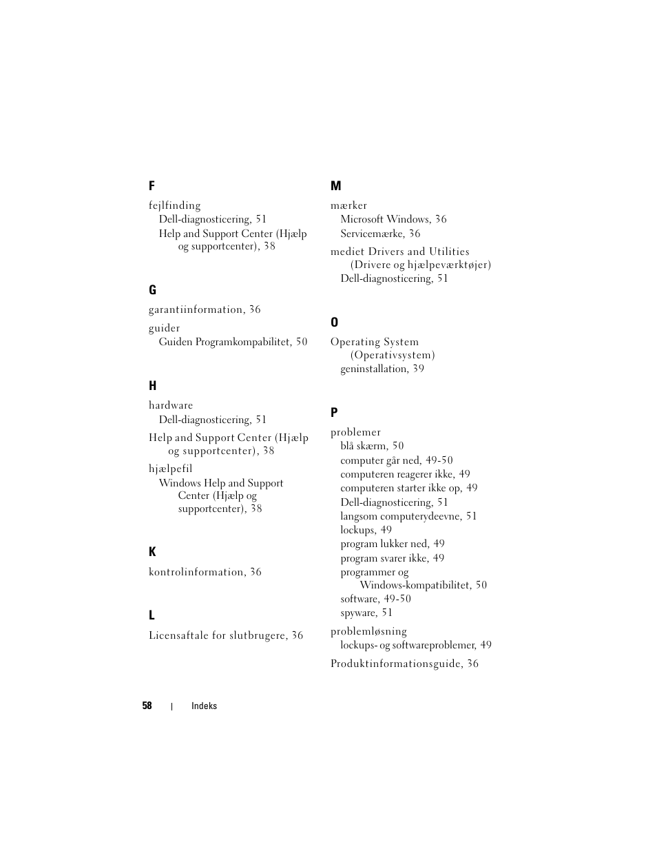Dell Precision M2300 (Late 2007) User Manual | Page 58 / 148